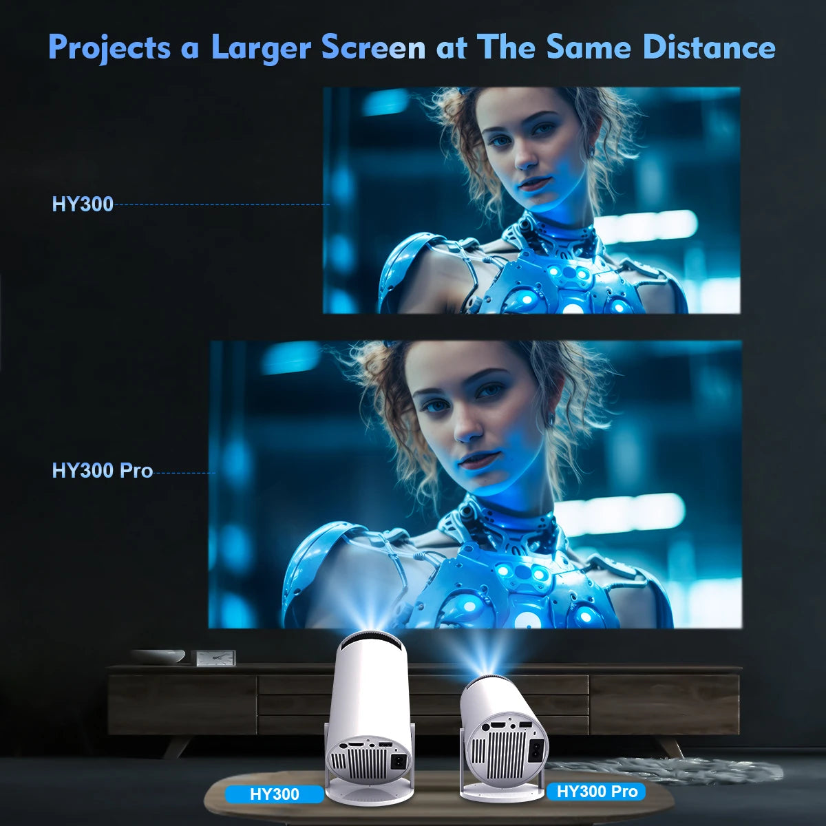 Projetor Portátil Cine Home 4K