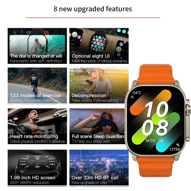 Smartwatch T900 U2 Unissex